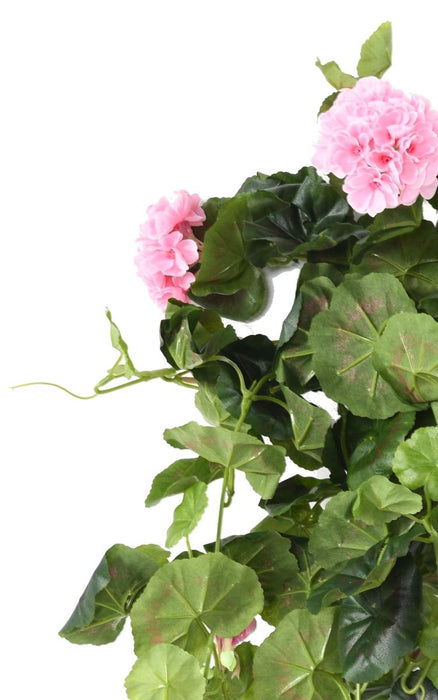 Kunstig Geranium Plante 60Cm Pink Indvendig Dekoration
