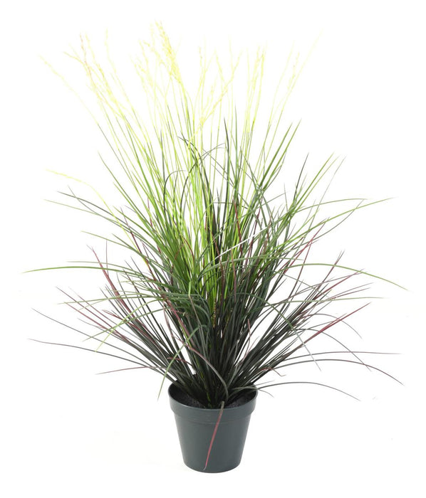 Kunstig Uv Græs Plante I Potte 80Cm