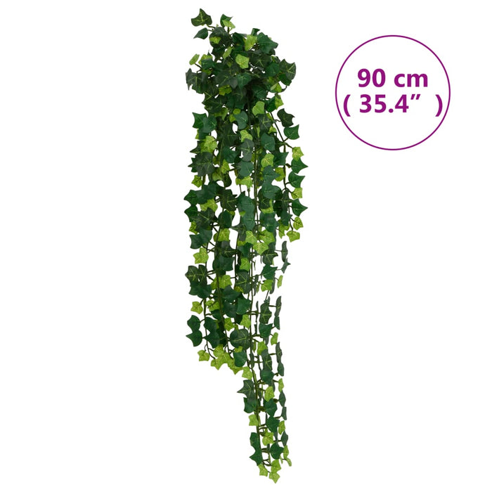 Kunstige Hængeplanter 12 Stk 339 Blade 90 Cm Grønne