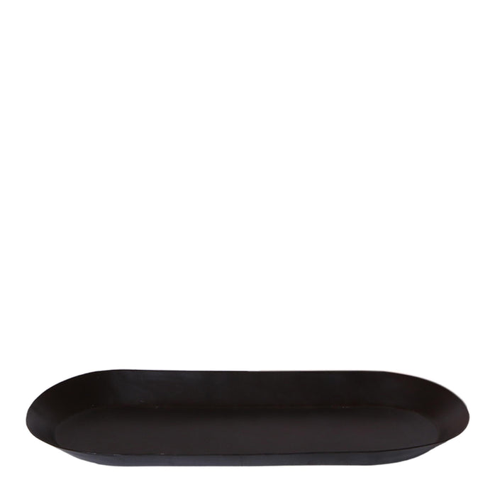 Sort Oval Plantebakke