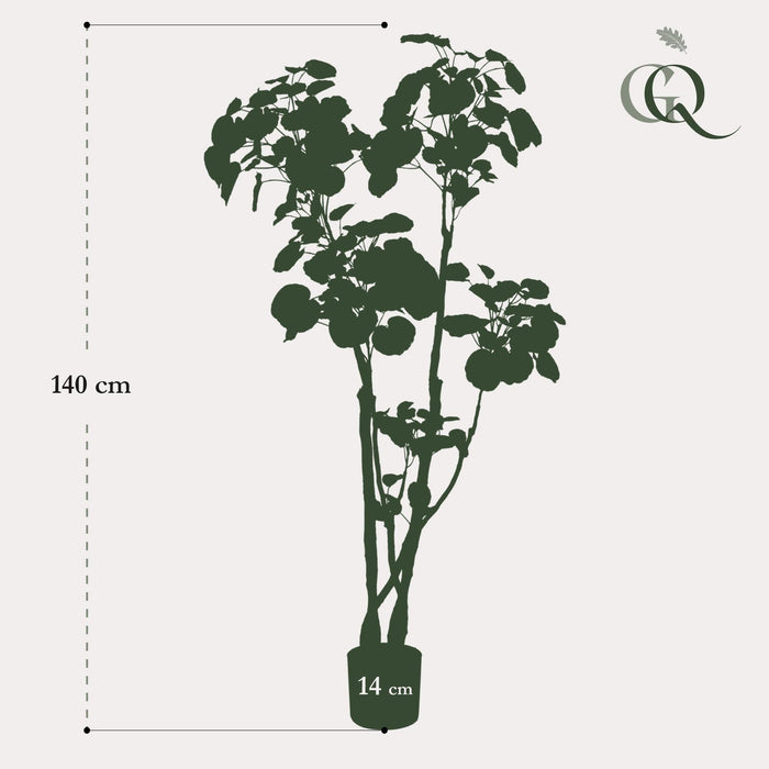 Polyscias Kunstige Plante - H140Cm, Ø14Cm