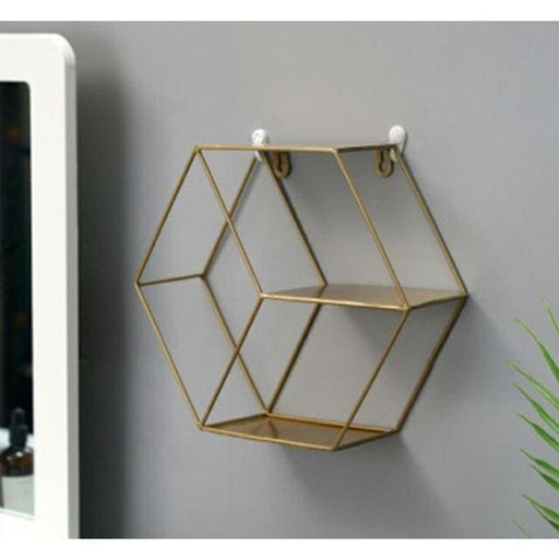 Planteholder Guld Sekskantet Hylde
