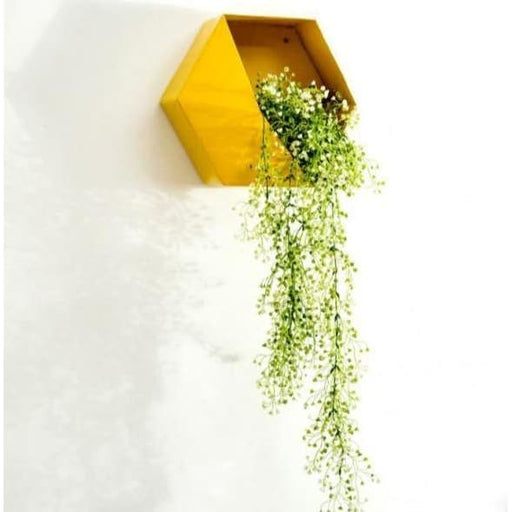 Planteholder Gul Sekskantet Hylde