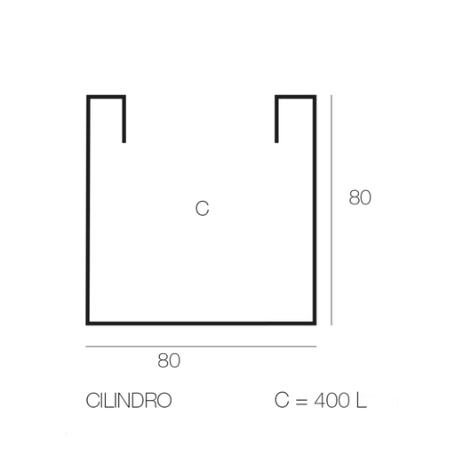 Cylindro Udendørs Urtepotte