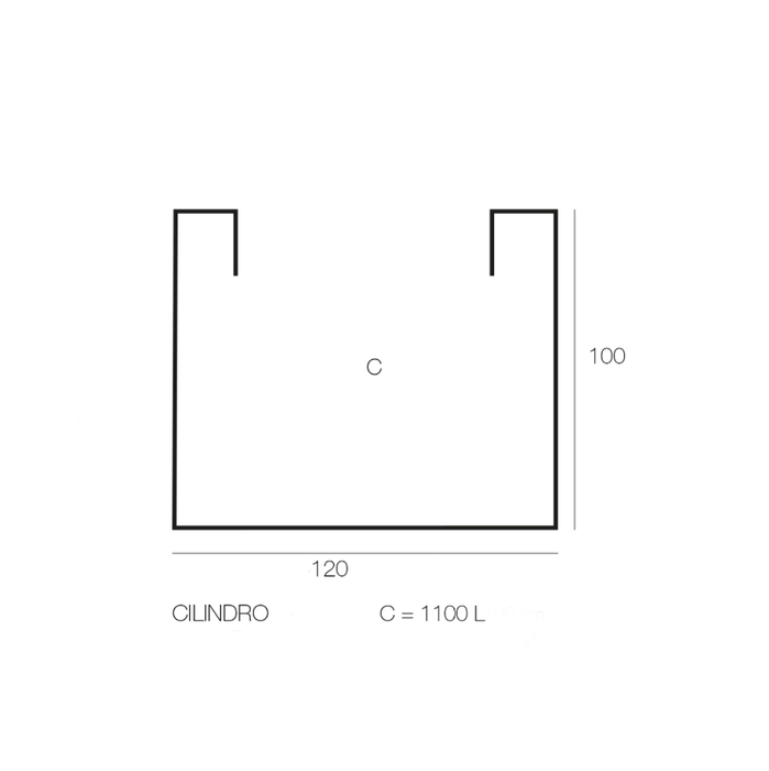 Cylindro Udendørs Urtepotte