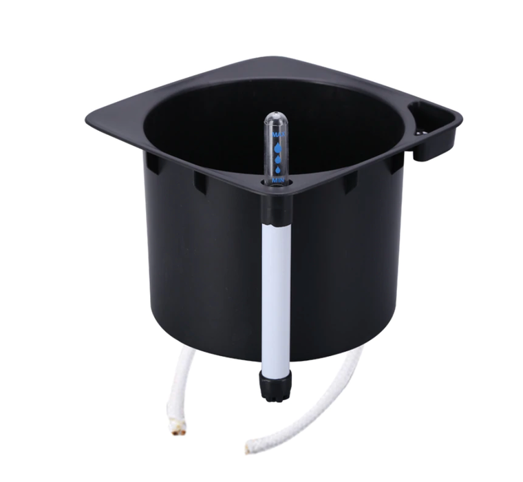 Udendørs Urtepotte Plastpotte Automatisk Vanding Firkantet Rød