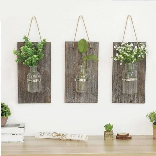 Vintage Trævæg Blomsterpotte