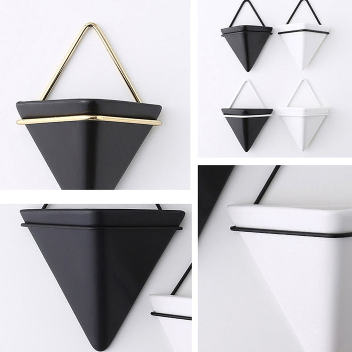 Geometrisk Dekorativ Væg Blomsterpotte