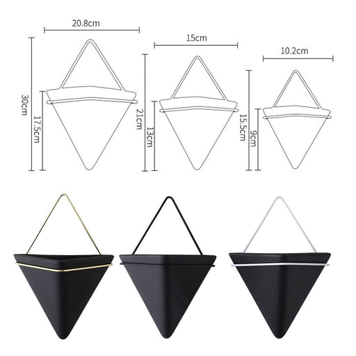 Geometrisk Dekorativ Væg Blomsterpotte