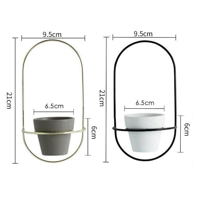 Skandinavisk Design Væg Blomsterpotte (X2)