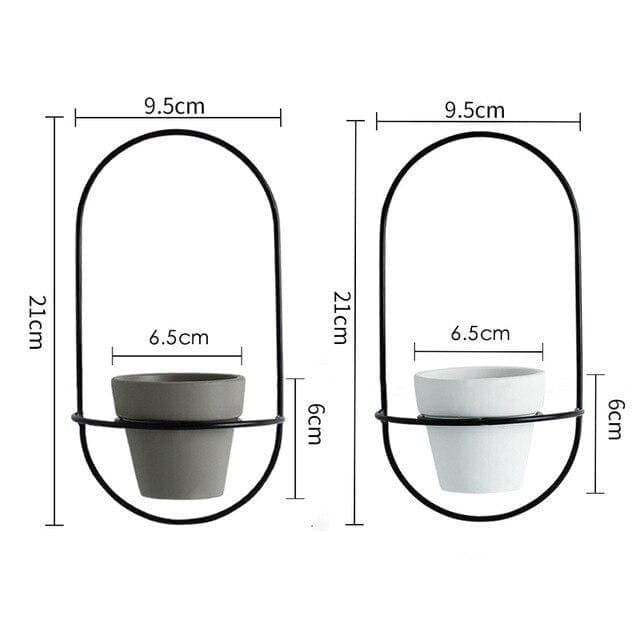 Skandinavisk Design Væg Blomsterpotte (X2)