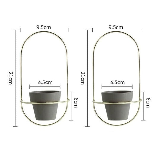 Skandinavisk Design Væg Blomsterpotte (X2)