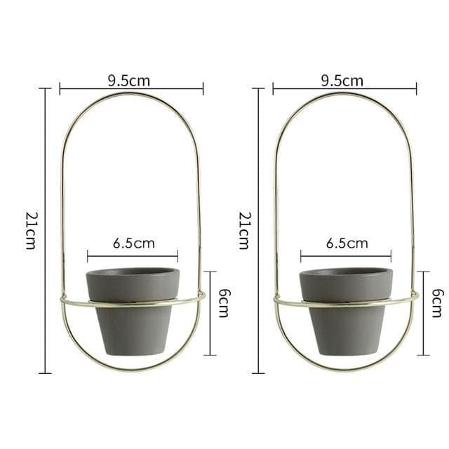 Skandinavisk Design Væg Blomsterpotte (X2)