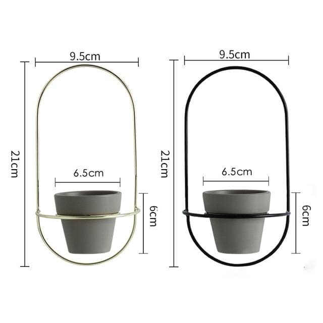 Skandinavisk Design Væg Blomsterpotte (X2)