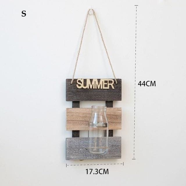 Væg Blomsterpotte Træplantekar 4 Sæsoner