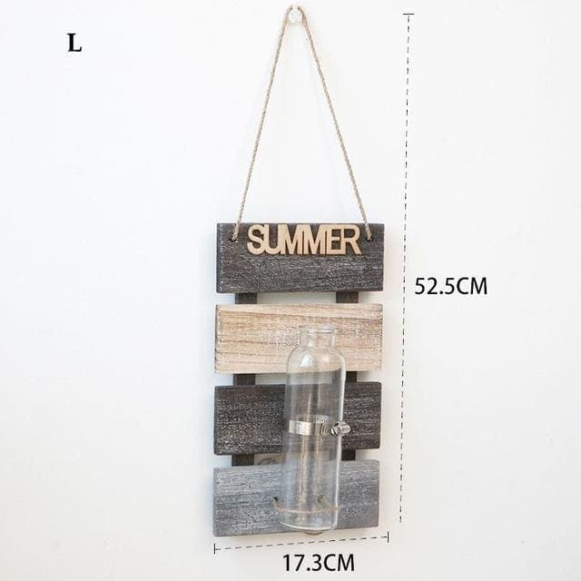 Væg Blomsterpotte Træplantekar 4 Sæsoner