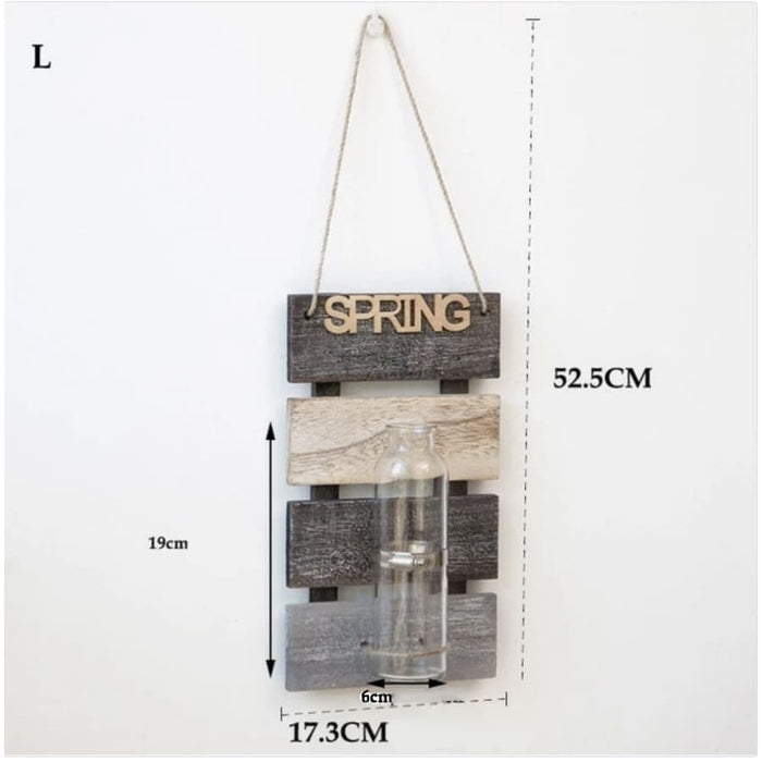 Væg Blomsterpotte Træplantekar 4 Sæsoner