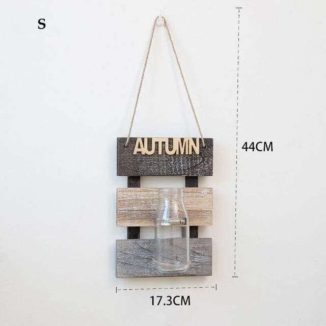 Væg Blomsterpotte Træplantekar 4 Sæsoner