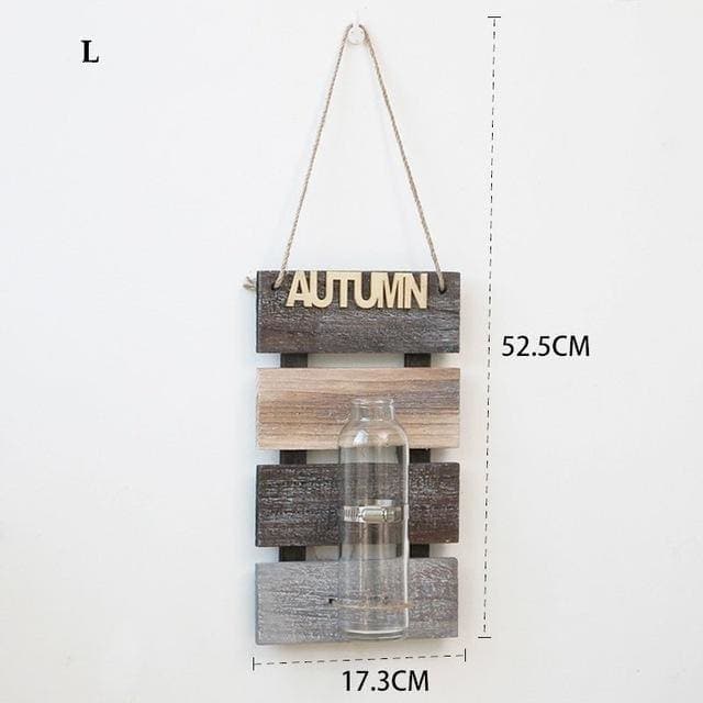 Væg Blomsterpotte Træplantekar 4 Sæsoner