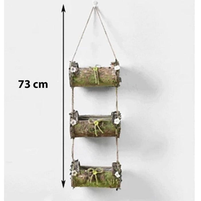 Væg Blomsterpotte Hængende Trækrukke