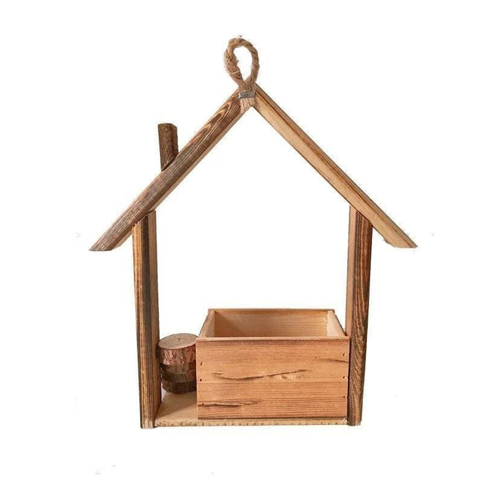 Blomsterpotte Af Træhusvæg