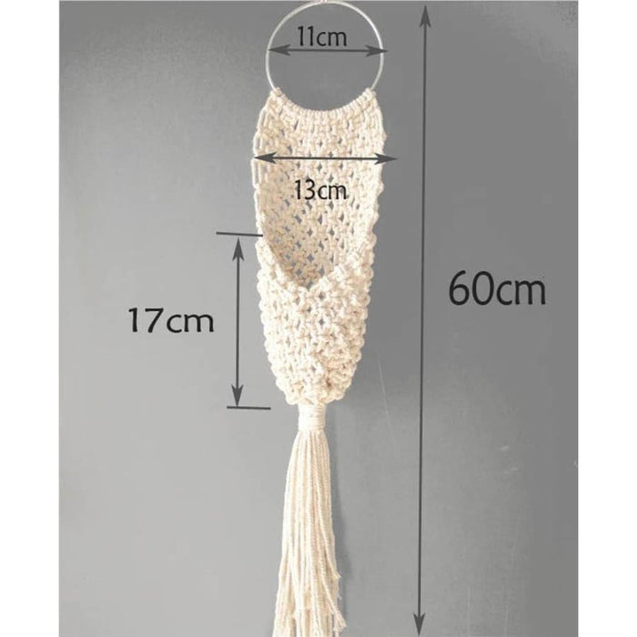 Hængende Urtepotte Macrame Pottedæksel