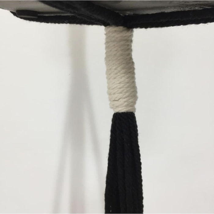 Hængende Urtepotte Macrame Hanger Sort