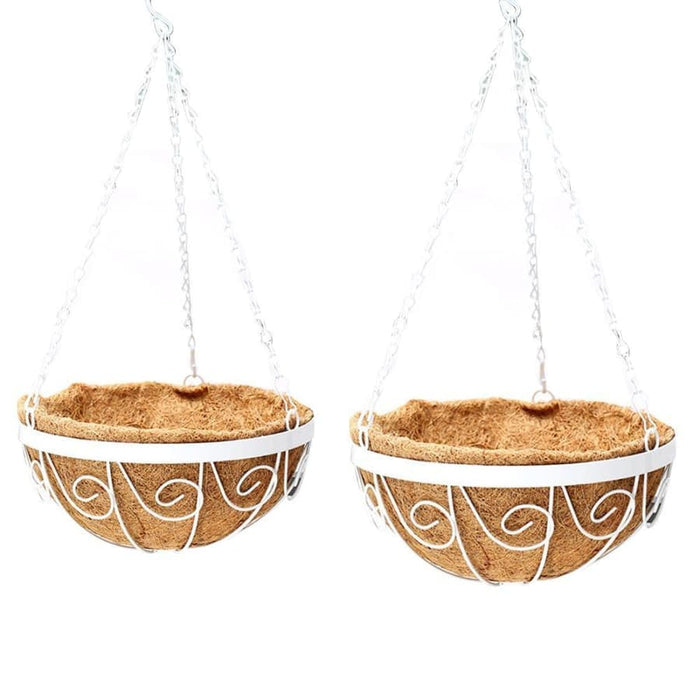 Hængende Blomsterpotte Kokosfiberkurv