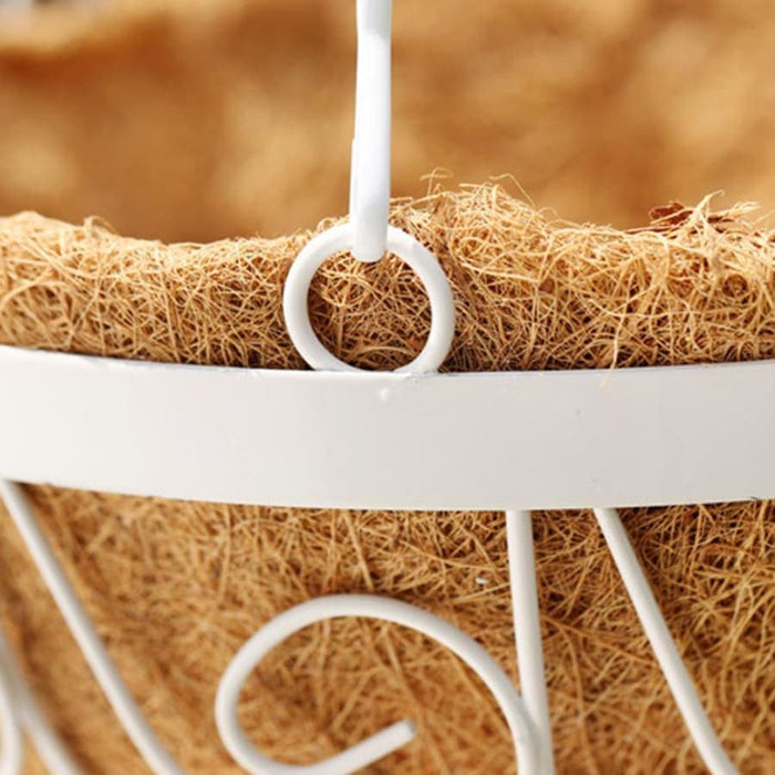 Hængende Blomsterpotte Kokosfiberkurv