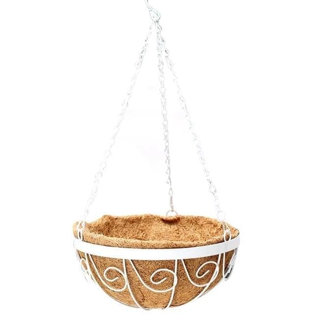 Hængende Blomsterpotte Kokosfiberkurv