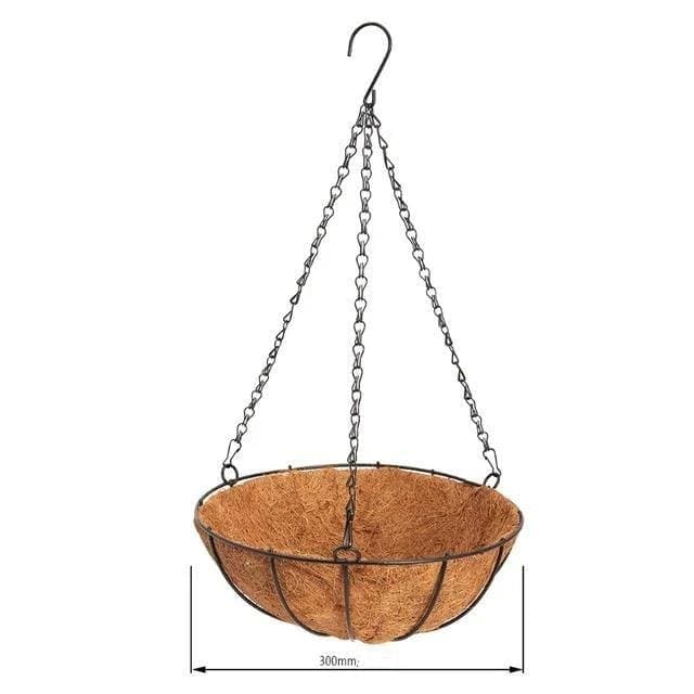 Hængende Blomsterpotte Kokosfiberkurv