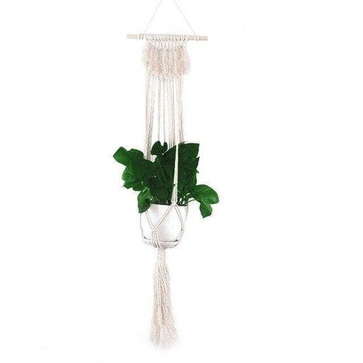 Hængende Blomsterpotte Indisk Macrame Support