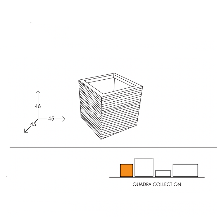 Quadra Cubic Udendørs Gryde