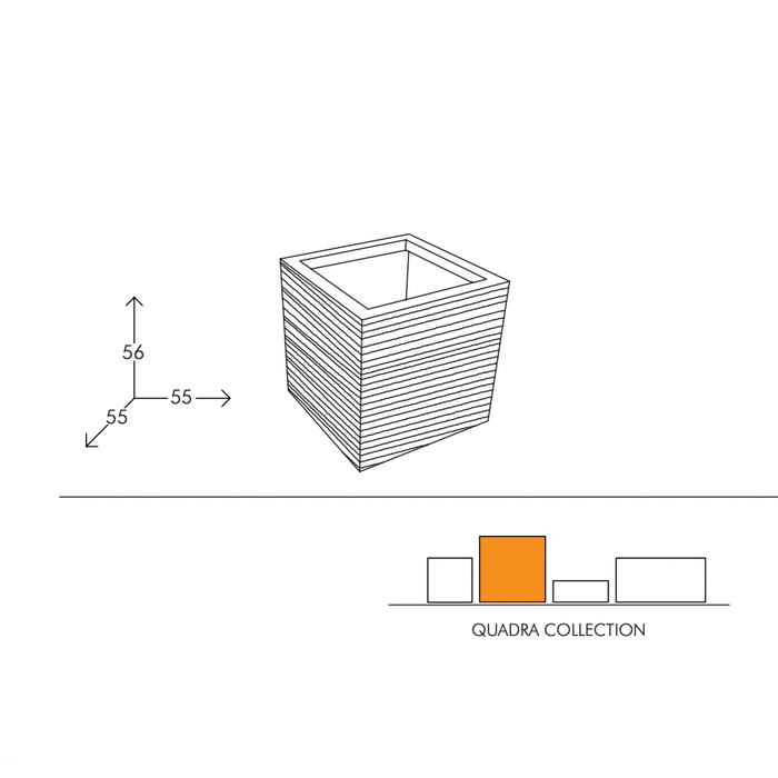 Quadra Cubic Udendørs Gryde