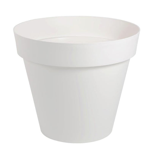 Rund Urtepotte 80Cm Hvid Toscana Eda Plastiques