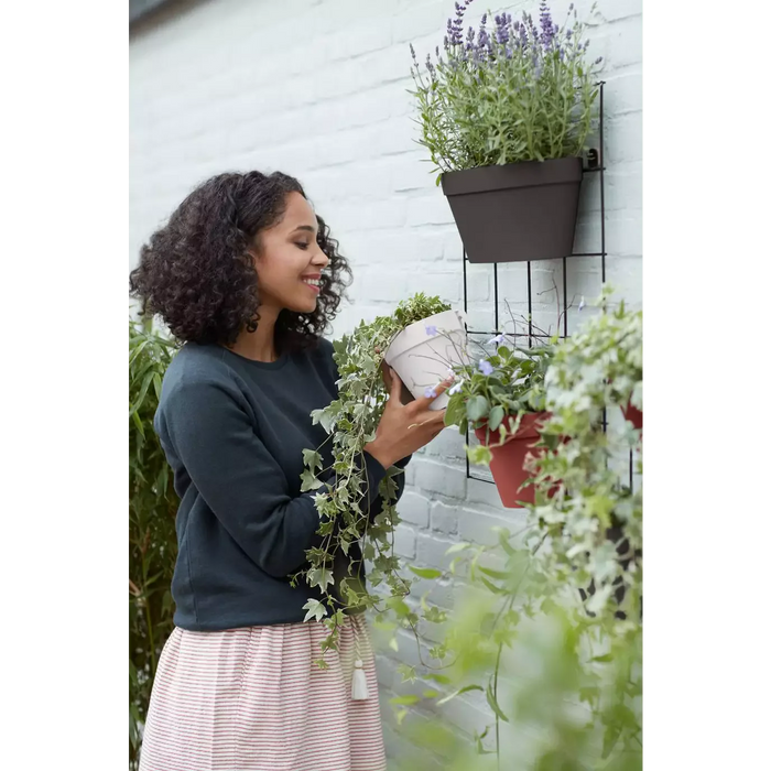 Wall Duo Plastic Wall Pot (X10)