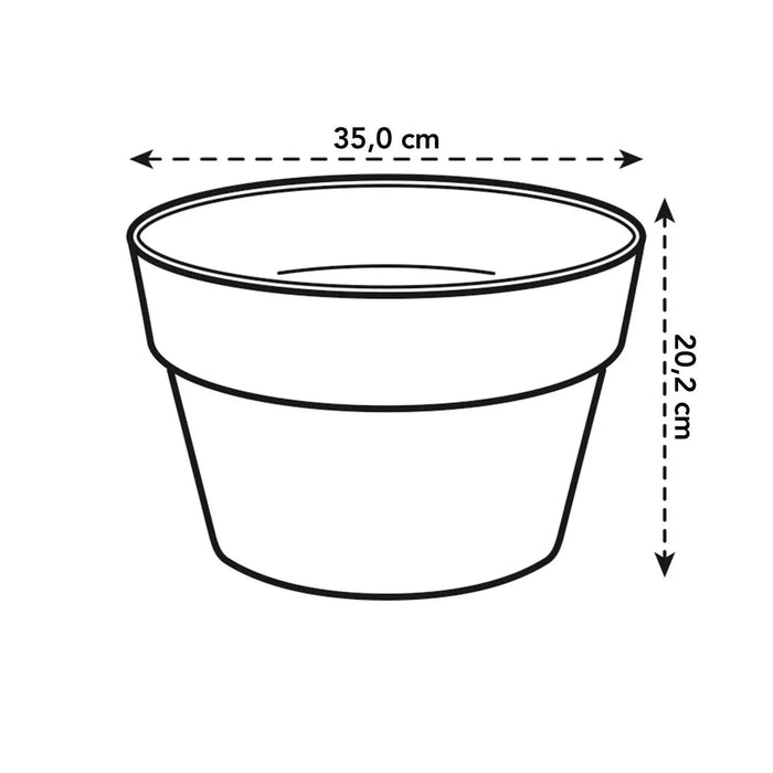 Loft Urban Indoor Plastic Plant Pot (X5)