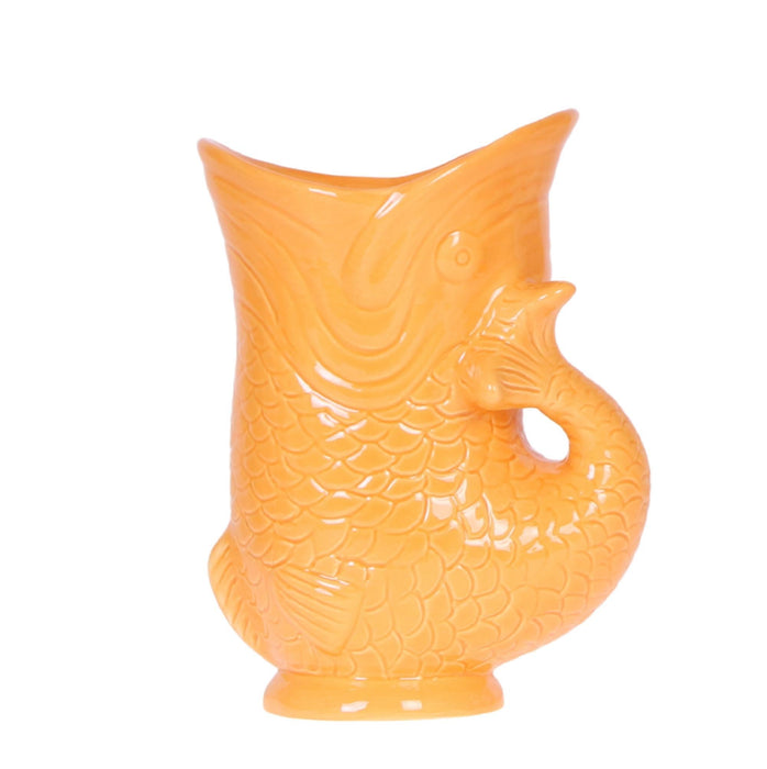 Fisk Dekorativ Gryde - Orange - Keramik