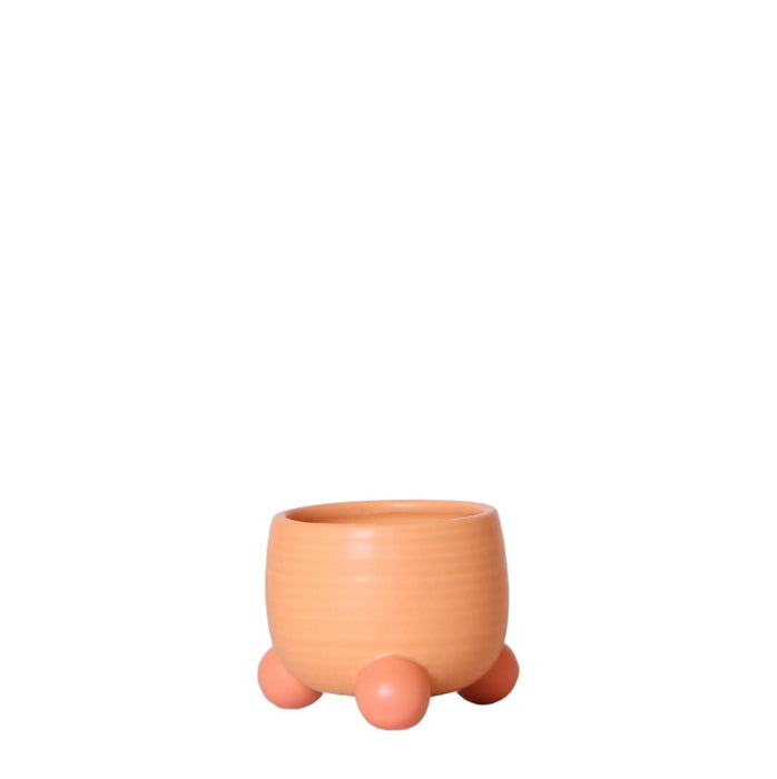 Rolling Peach Dekorativ Pot - Mat Keramik