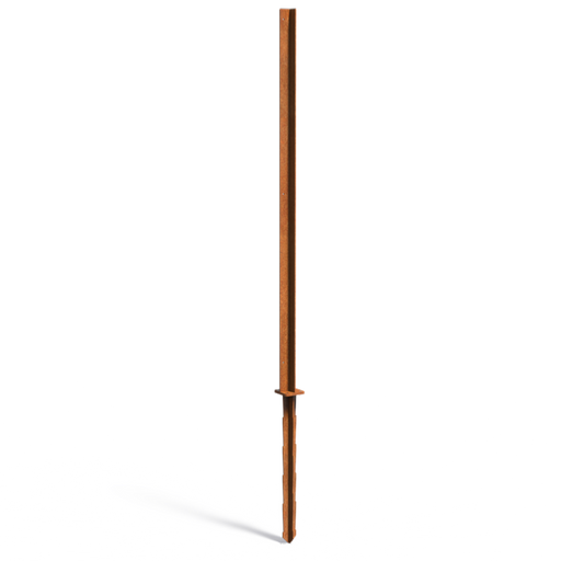 Corten Stålstolpe Til Havepanel
