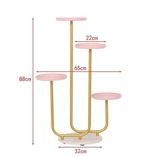 Skandinavisk Træ Urtepotte Display