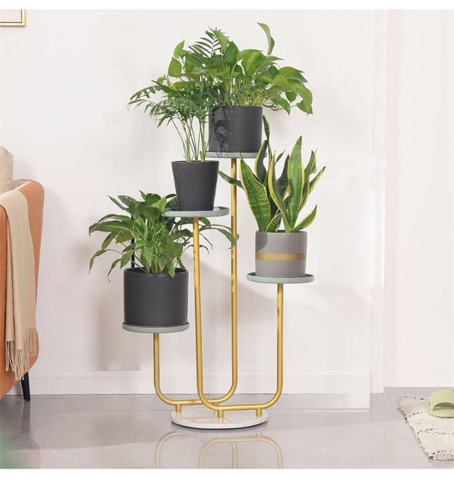 Skandinavisk Træ Urtepotte Display