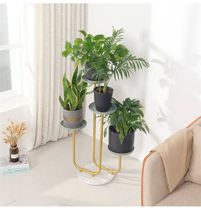 Skandinavisk Træ Urtepotte Display