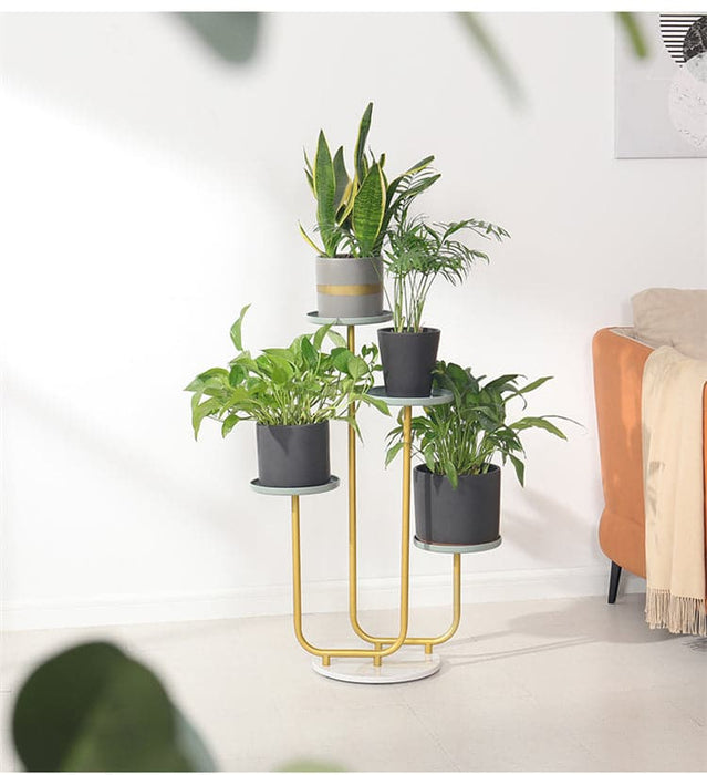 Skandinavisk Træ Urtepotte Display