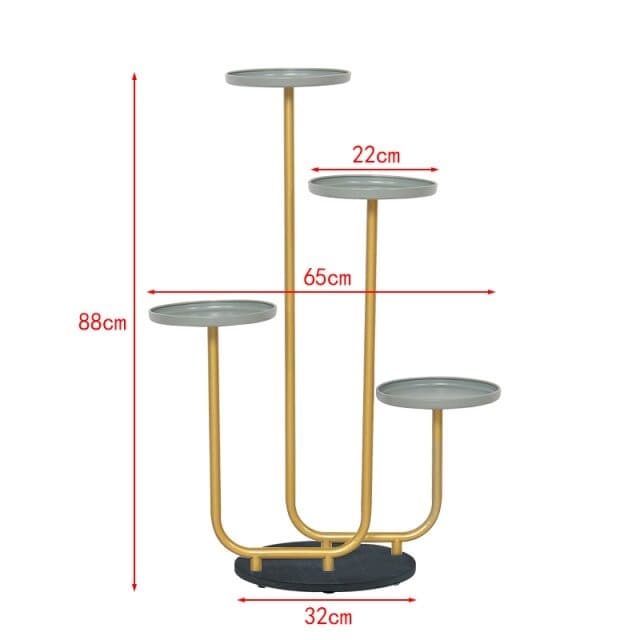 Skandinavisk Træ Urtepotte Display