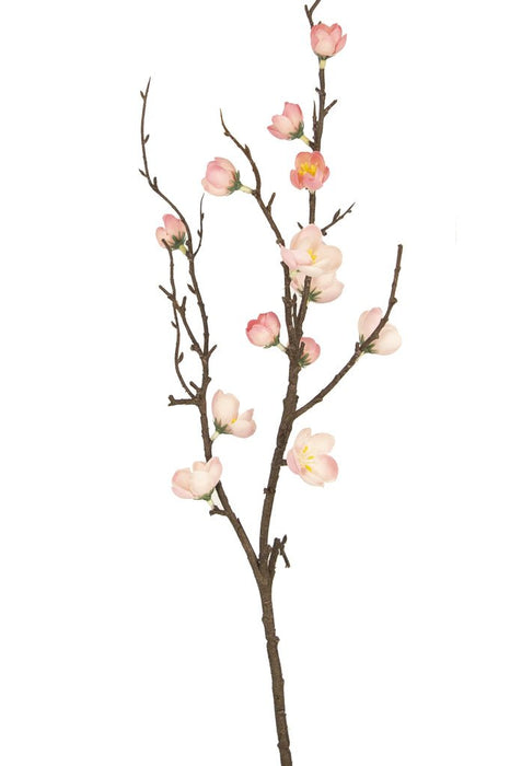 Pink Prunus - Kunstig Blomstrende Gren