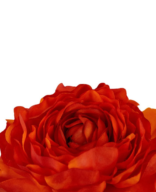 Kunstig Ranunculus Mørk Orange