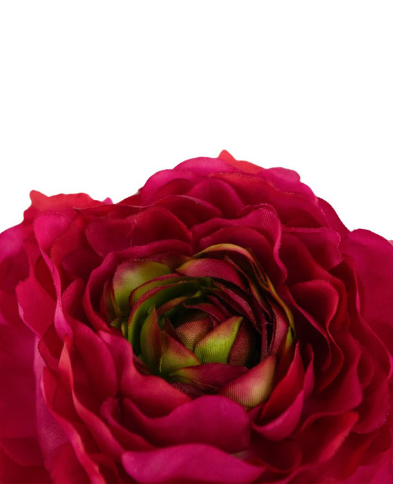 Kunstig Ranunculus Mørk Pink