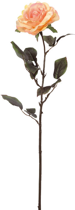 Kunstig Rose Åben 68Cm Tergal