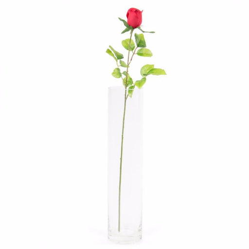 Kunstig Rose Rød 67 Cm Buket Dekoration